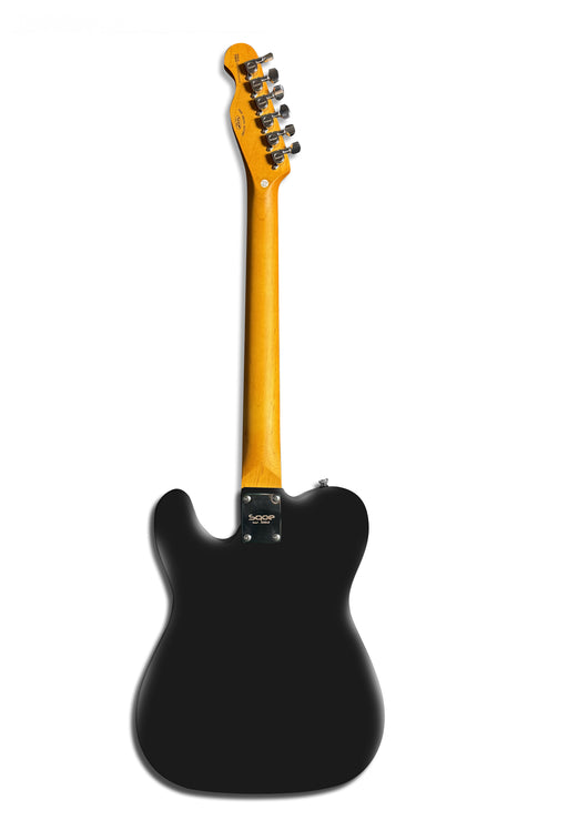 SQOE SETL250 T-Style Electric Guitar Black - Fair Deal Music