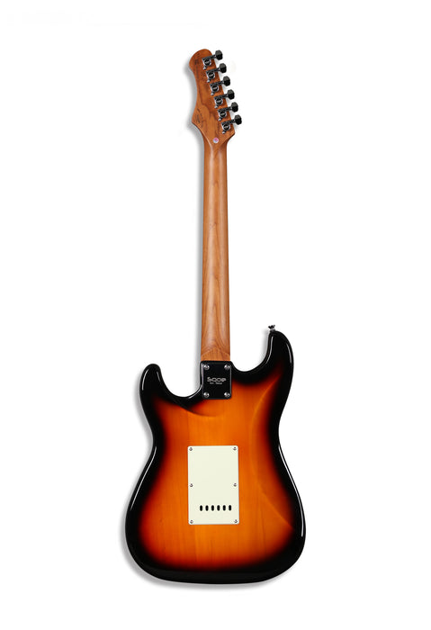 SQOE SEST600 HSS S-Style Electric Guitar Sunburst - Fair Deal Music
