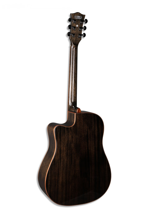 SQOE S360FG Electro Acoustic Guitar Black - Fair Deal Music