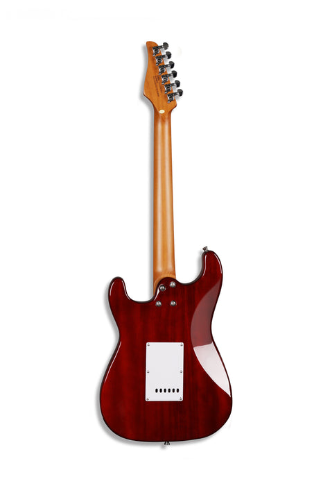 SQOE SEIB680 HSS S-Style Electric Guitar Red - Fair Deal Music