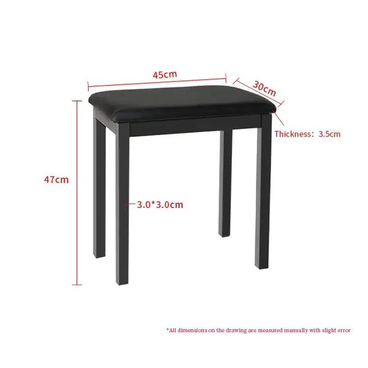 Compact Piano & Keyboard Bench in White - Fair Deal Music