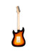 SQOE SEST200 SSS S-Style Electric Guitar Sunburst - Fair Deal Music
