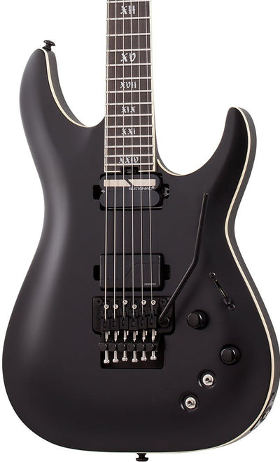 Schecter C-1 SLS Elite Evil Twin Satin Black - Fair Deal Music