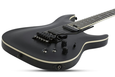 Schecter C-1 FR S SLS Elite Evil Twin Electric Guitar Satin Black - Fair Deal Music
