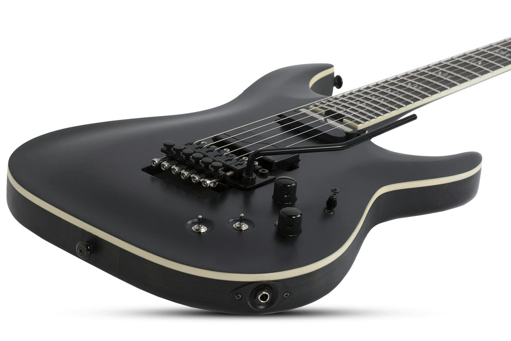 Schecter C-1 FR S SLS Elite Evil Twin Electric Guitar Satin Black - Fair Deal Music