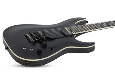 Schecter C-1 FR S SLS Elite Evil Twin Electric Guitar Satin Black - Fair Deal Music