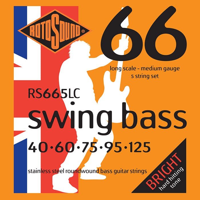 Rotosound RS665LC Swing Bass Strings 40-125 - Fair Deal Music
