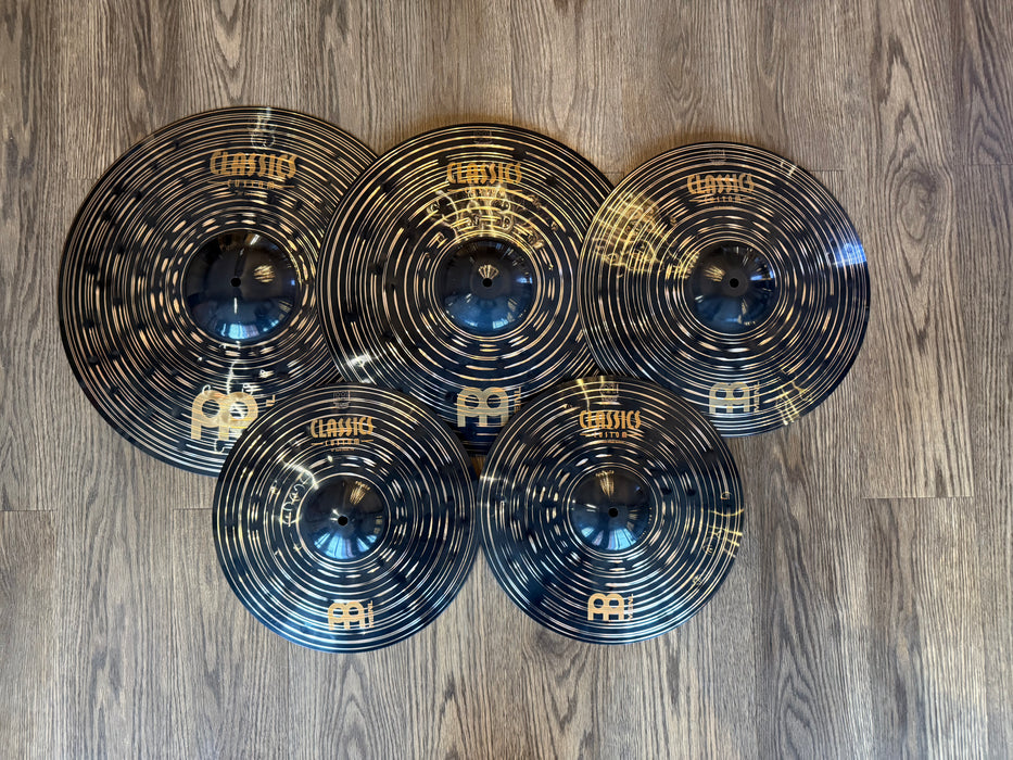 Meinl Classics Custom Dark Cymbal Box Set with Free 18'' Crash (Used) - Fair Deal Music