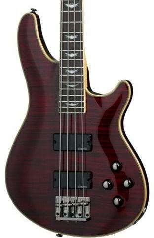 Schecter Omen Extreme-4 Bass Guitar in Black Cherry - Fair Deal Music
