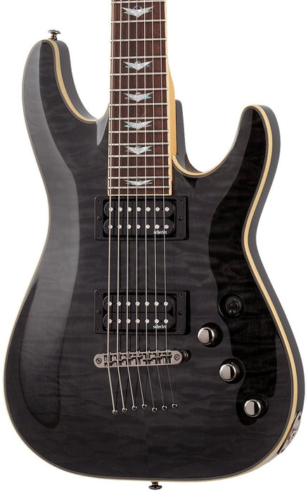 Schecter Omen Extreme-7 See Thru Black - Fair Deal Music