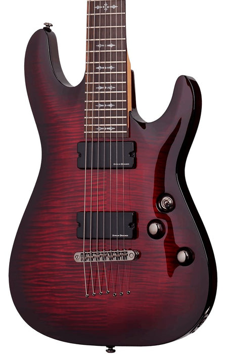 Schecter Demon-7 Crimson Red Burst - Fair Deal Music