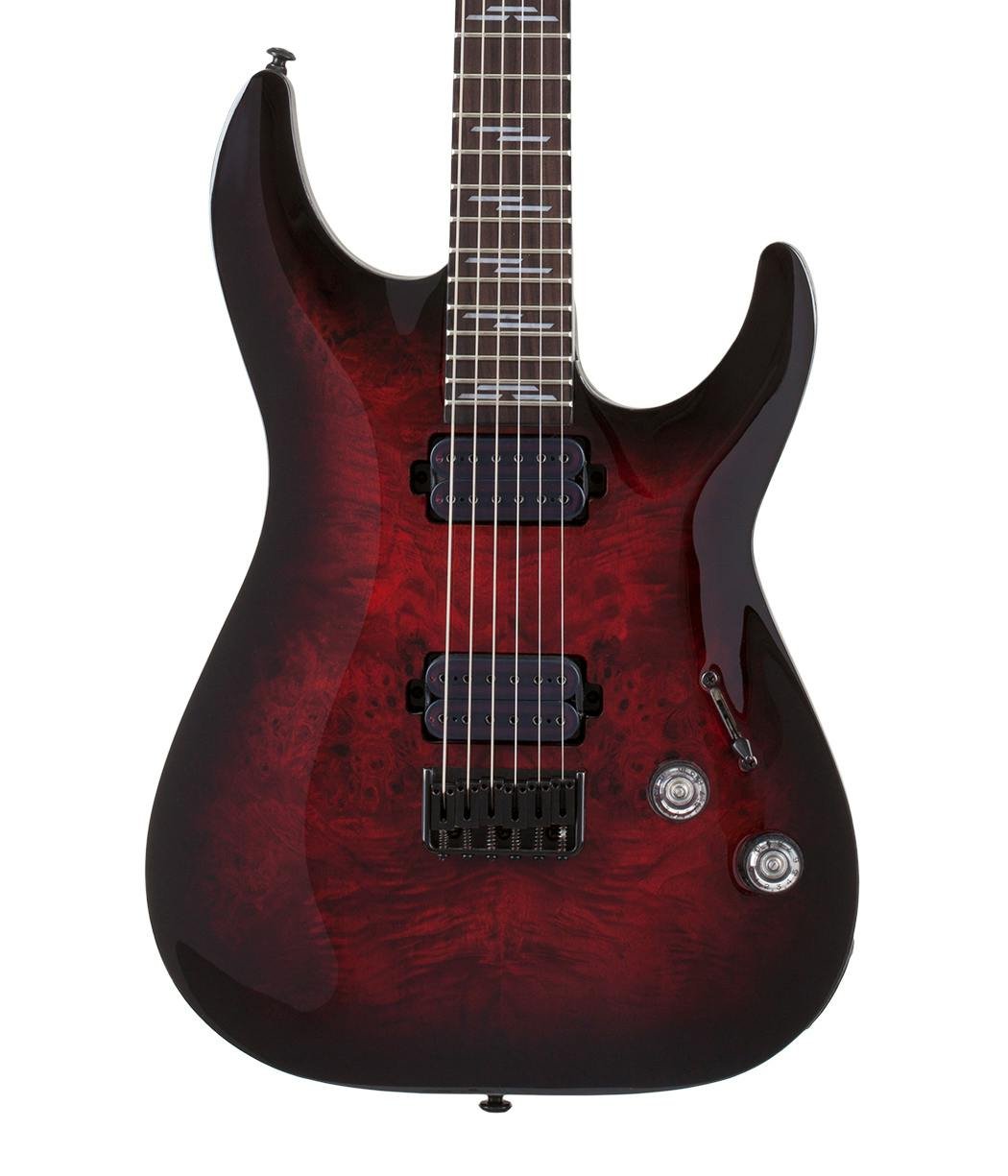 Schecter Omen Elite-6 Black Cherry Burst, Ex Display - Fair Deal Music