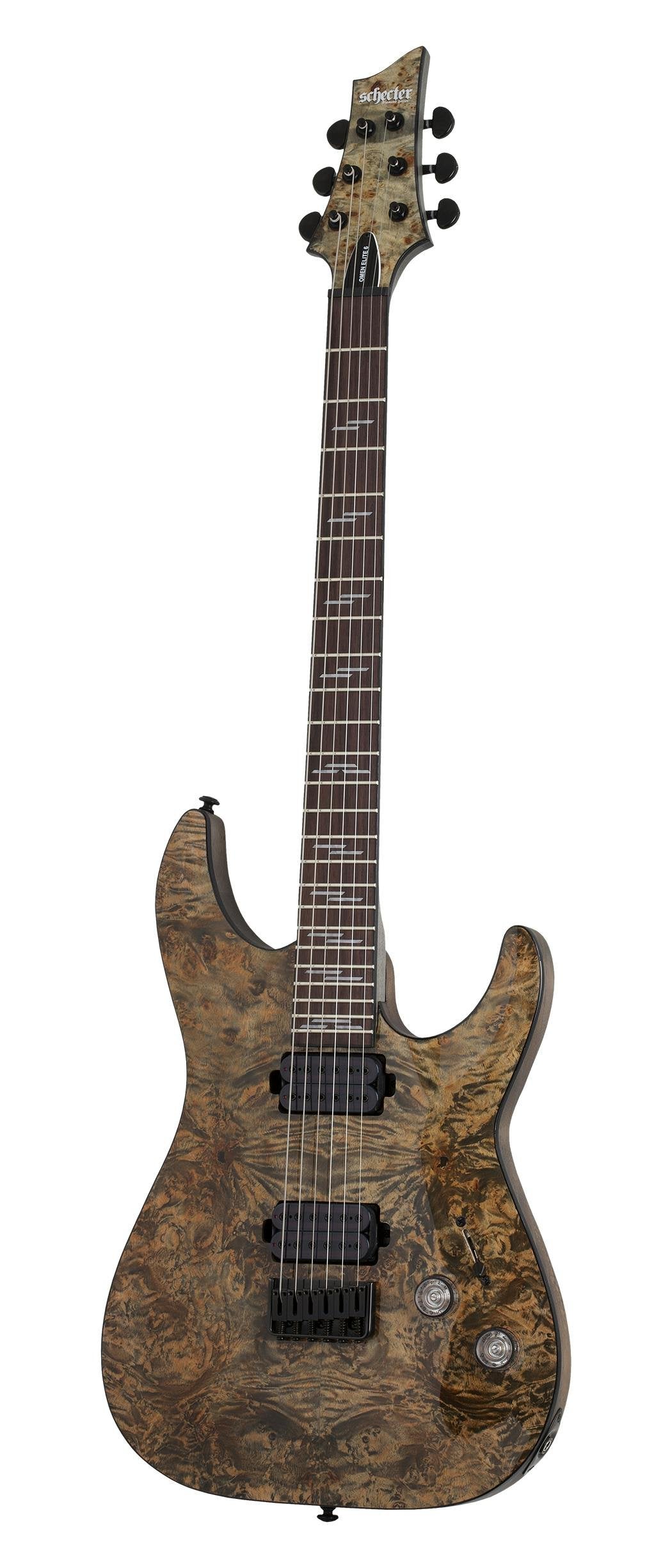 Schecter Omen Elite-6 Electric Guitar CHAR - Fair Deal Music