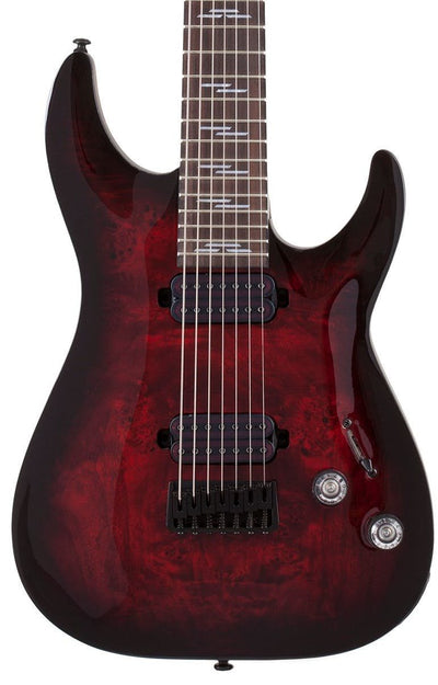 Schecter Omen Elite-7 Electric Guitar Black Cherry Burst B-Stock - Fair Deal Music