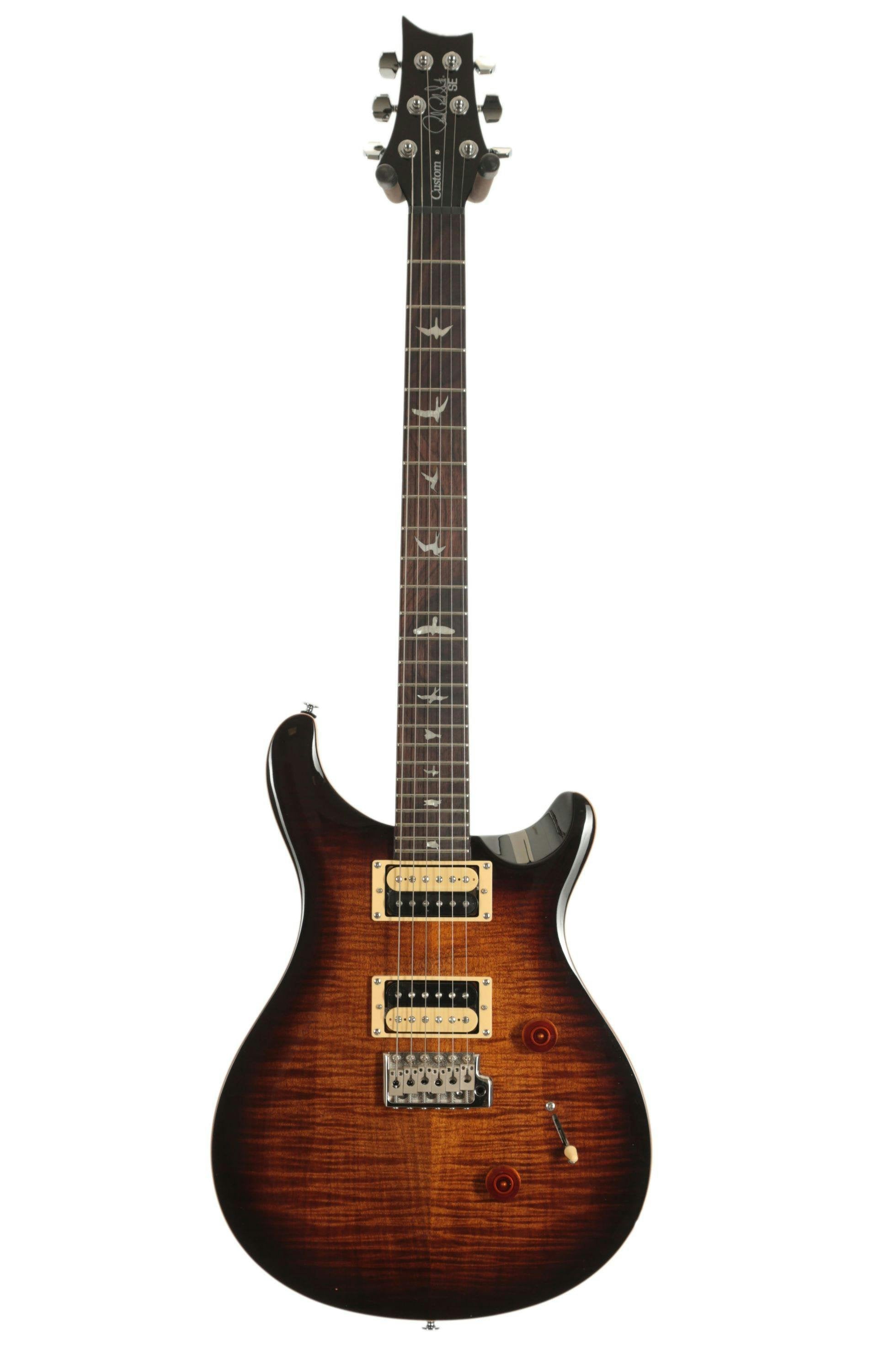 PRS SE Custom 24, Electric Guitar ,Black Goldburst - Fair Deal Music