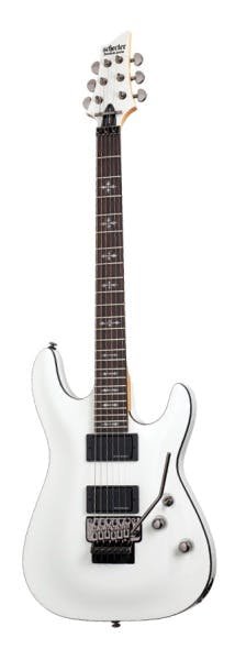 Schecter Demon-6 FR Electric Guitar, Vintage White - Fair Deal Music