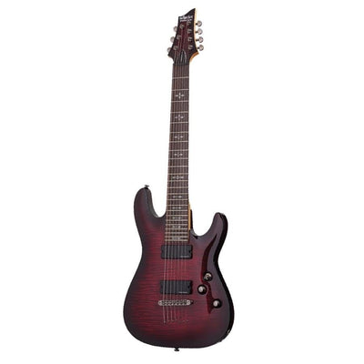 Schecter Demon-7 Crimson Red Burst - Fair Deal Music