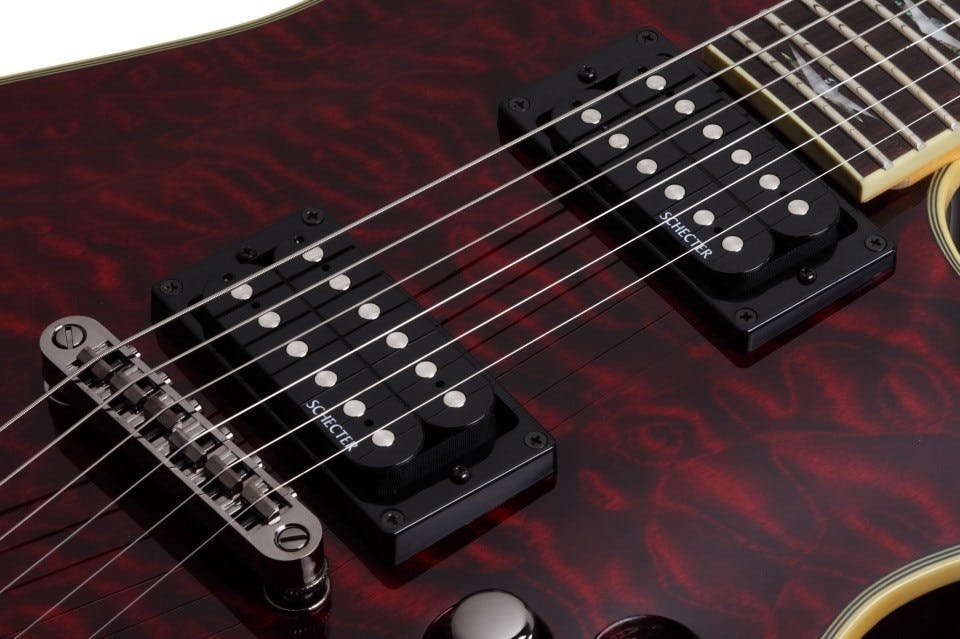 Schecter Omen Extreme-6 in Black Cherry - Fair Deal Music