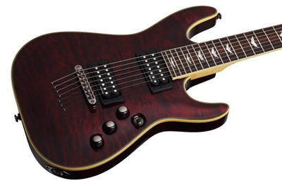Schecter Omen Extreme-7 Electric Guitar Black Cherry - Fair Deal Music