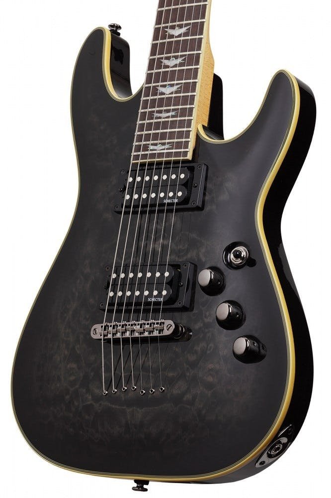 Schecter Omen Extreme-7 See-Thru Black | Fair Deal Music