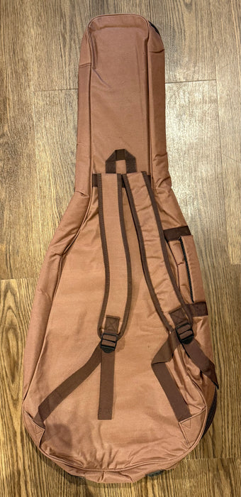 SQOE 15mm Padded Acoustic Guitar Bag Brown - Fair Deal Music