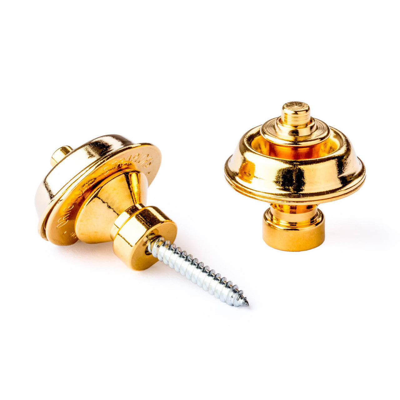 Dunlop SLS1504G Strap Retainers Traditional, Gold - Fair Deal Music