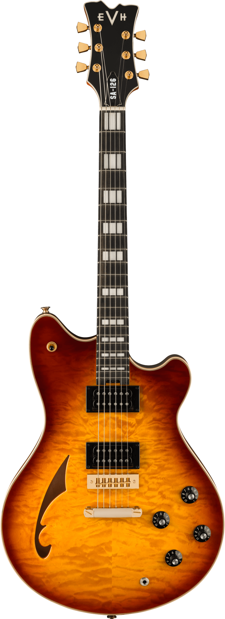EVH SA‑126 Special QM in Tobacco Sunburst, Open Box, Electric Guitar - Fair Deal Music