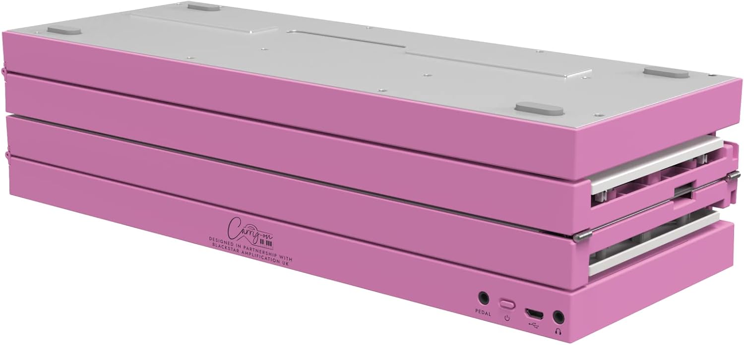 Carry On Piano 88-Key Foldable Piano, Pink - Fair Deal Music