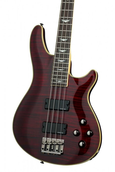 Schecter Omen Extreme-4 Bass Guitar in Black Cherry - Fair Deal Music