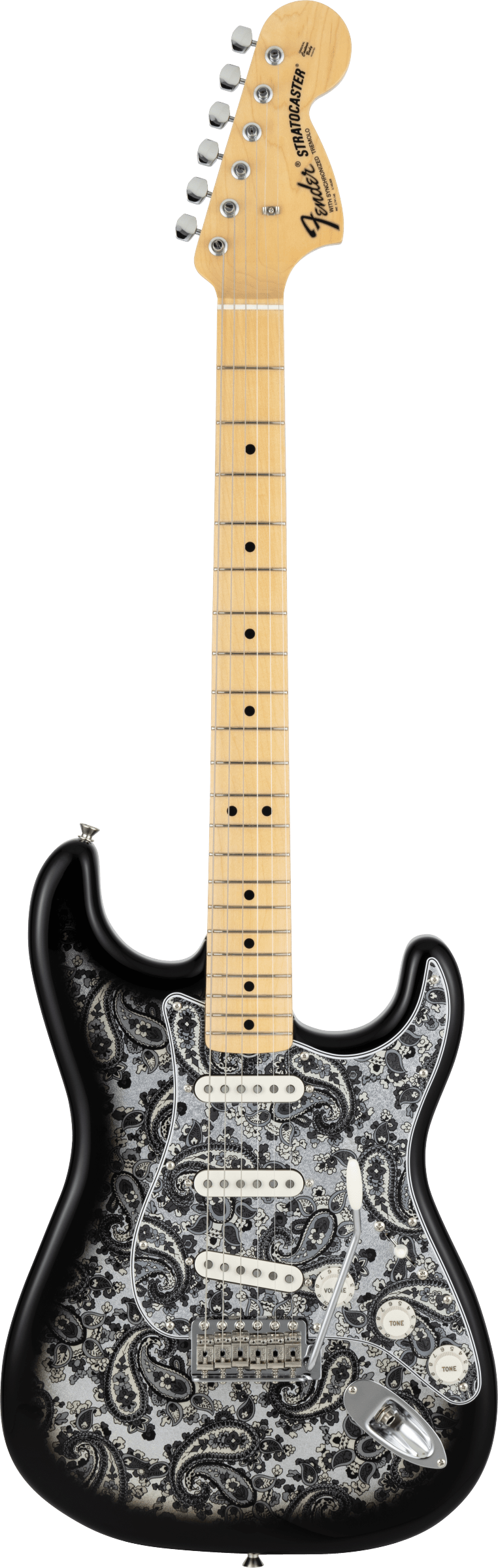 Fender Made in Japan Limited Stratocaster Black Paisley Electric