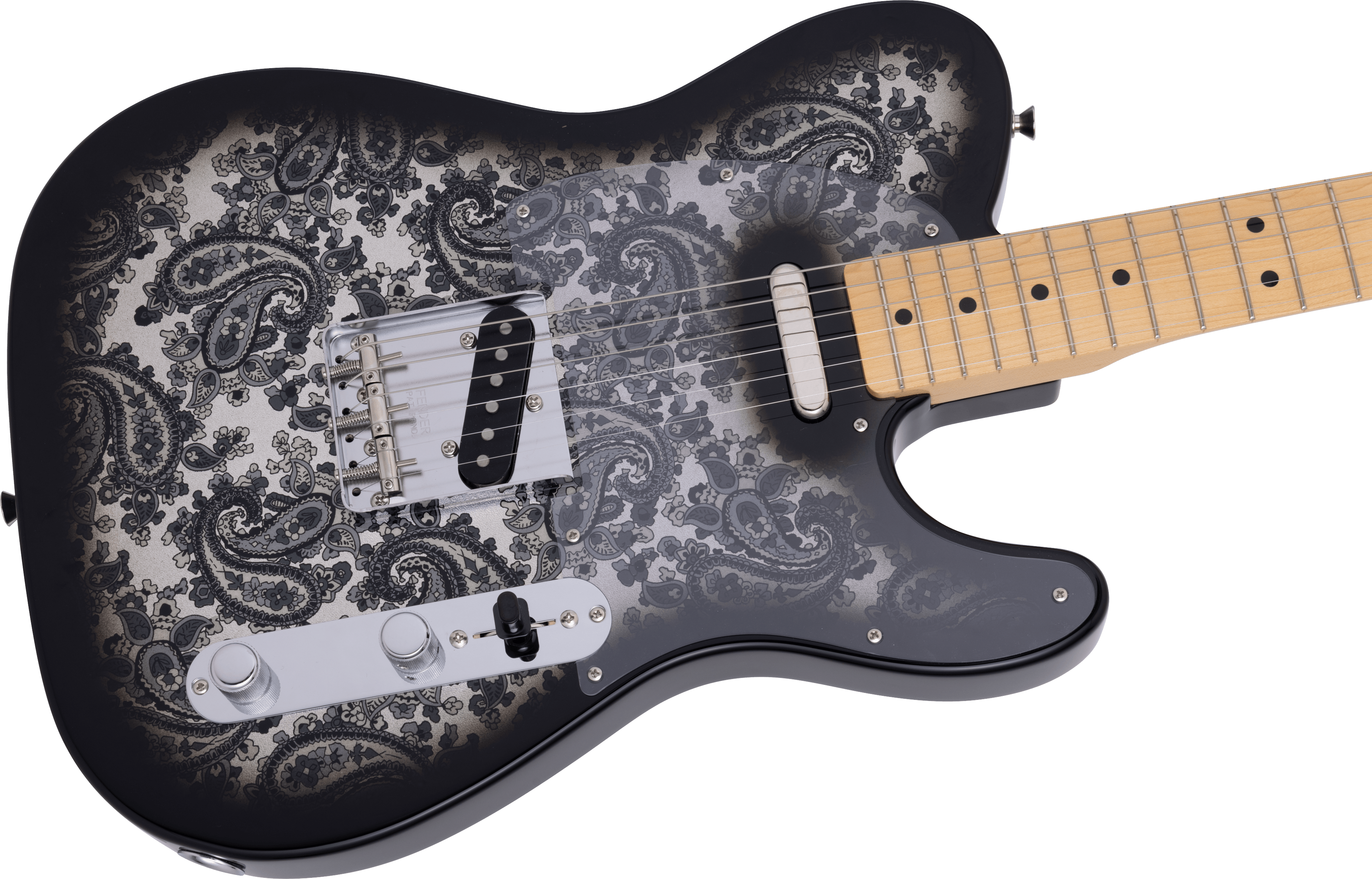 Fender Made in Japan Limited Telecaster Black Paisley Electric Guitar - Fair Deal Music