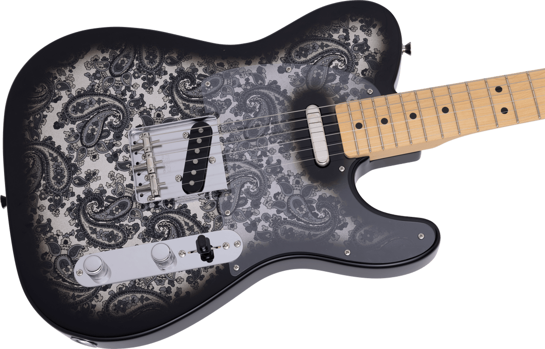 Fender Made in Japan Limited Telecaster Black Paisley Electric Guitar - Fair Deal Music