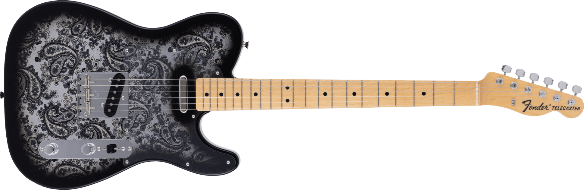 Fender Made in Japan Limited Telecaster Black Paisley Electric