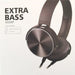 Extra Bass 450AP On-Ear Headphones - Black - Fair Deal Music