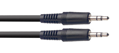 Stagg SAC1MPSMPSB 1m (3ft) Stereo 3.5mm Mini Jack to Mini Jack - Fair Deal Music