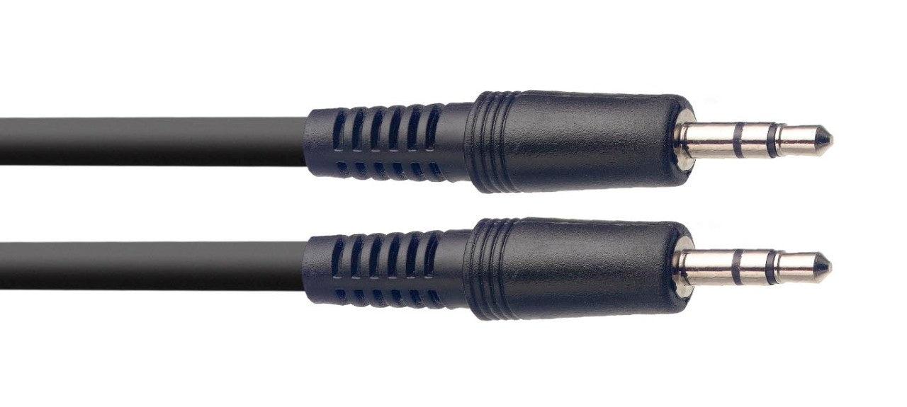 Stagg SAC1MPSMPSB 1m (3ft) Stereo 3.5mm Mini Jack to Mini Jack - Fair Deal Music