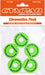 Cympad Foam Cymbal Washers - Chromatics Pack Green - Fair Deal Music