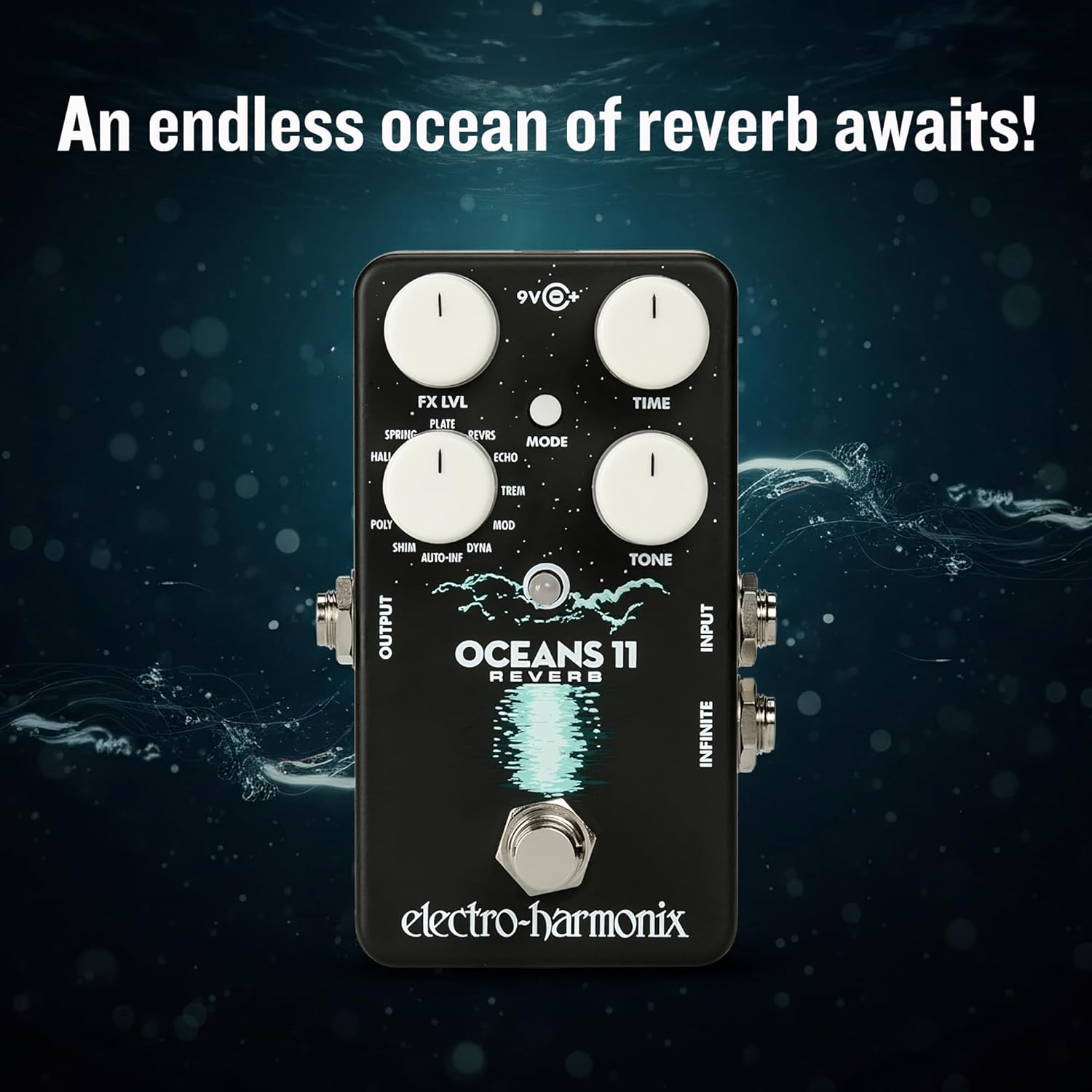 Electro Harmonix Oceans 11 Reverb Pedal