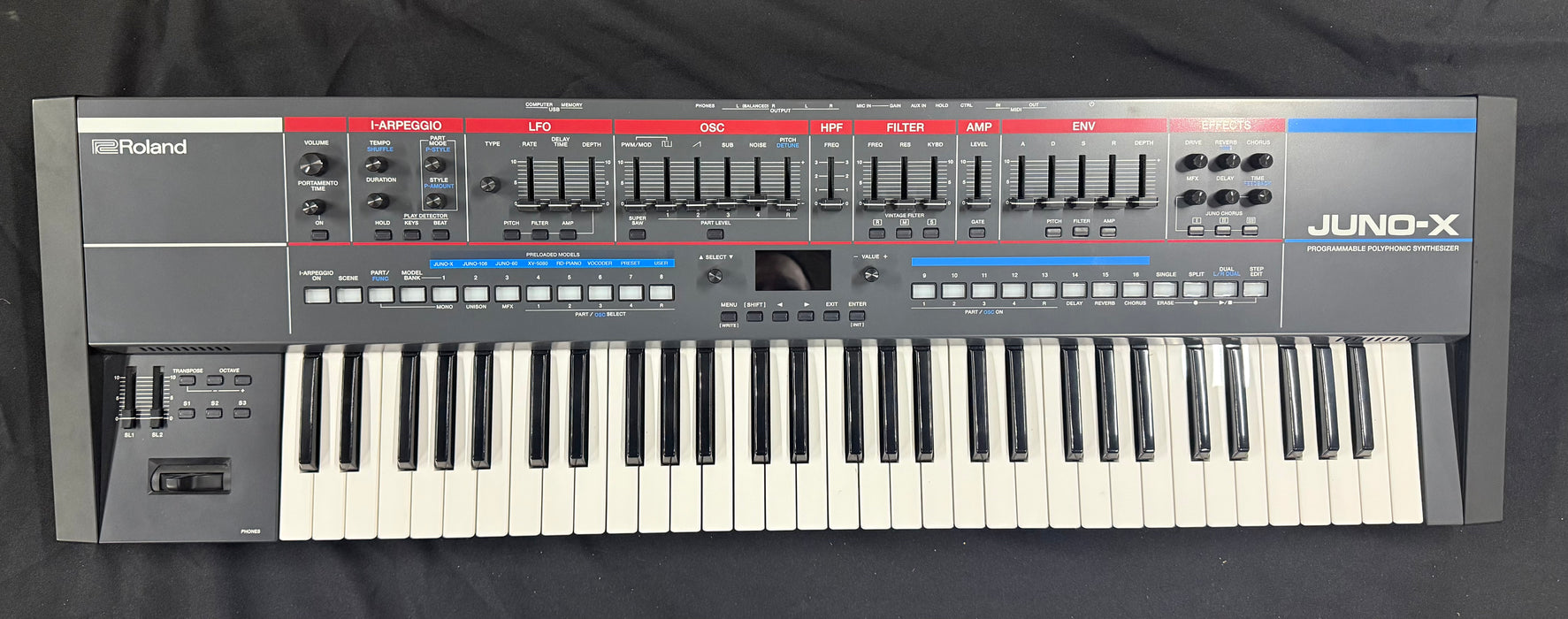 Roland JUNO-X Programmable Polyphonic Synthesizer, (Used) Z1P2455