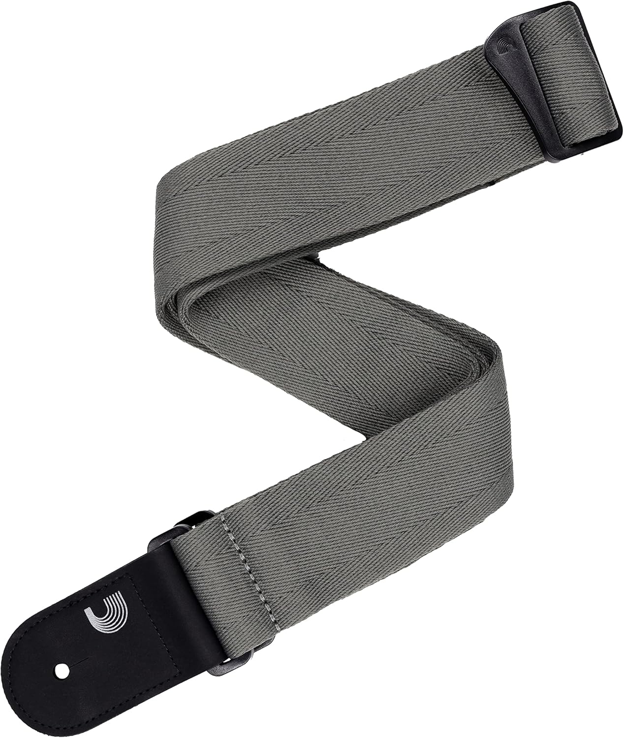 D'Addario Eco Comfort Woven Guitar Strap, Grey - Fair Deal Music