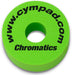 Cympad Foam Cymbal Washers - Chromatics Pack Green - Fair Deal Music