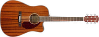 Fender CD-140SCE Electro Acoustic Guitar All Mahogany with Case - Fair Deal Music