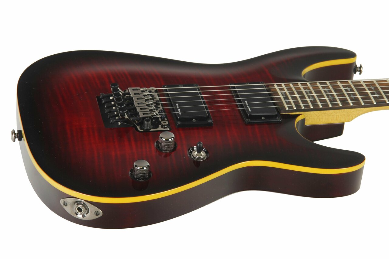 Schecter Demon-6 Electric Guitar FR, Crimson Red - Fair Deal Music