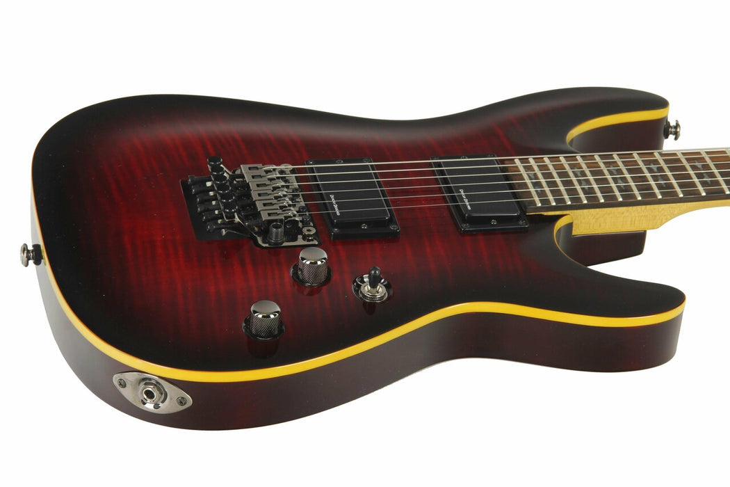 Schecter Demon-6 Electric Guitar FR, Crimson Red - Fair Deal Music