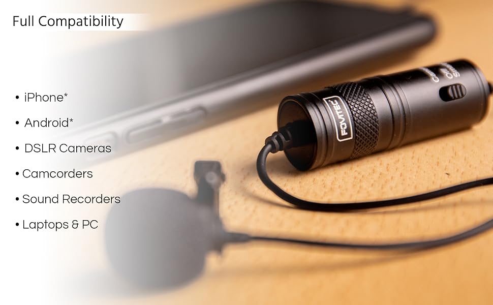 Fovitec SP70-010 Lavalier Microphone - Fair Deal Music