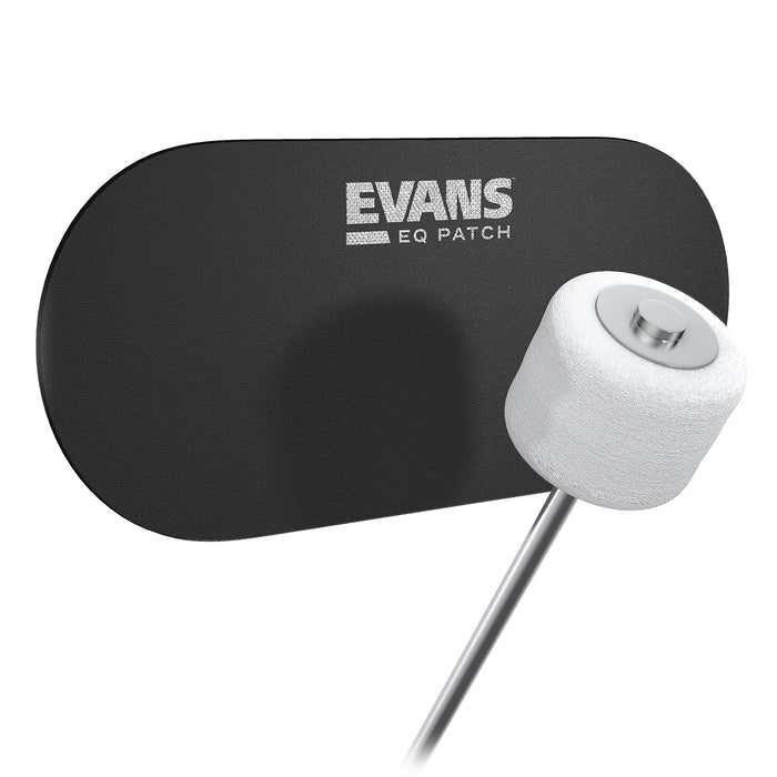 EVANS EQ Double Pedal Patch, Black Nylon - Fair Deal Music