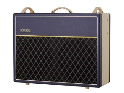 Vox AC30C2 Custom Valve Guitar Amplifier, Two Tone Blue & Cream - Fair Deal Music