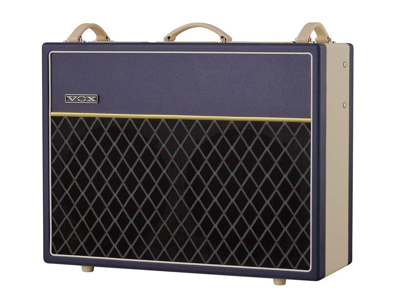 Vox AC30C2 Custom Valve Guitar Amplifier, Two Tone Blue & Cream - Fair Deal Music