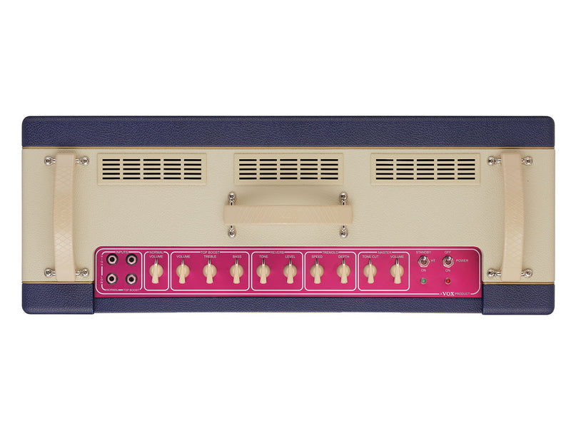 Vox AC30C2 Custom Valve Guitar Amplifier, Two Tone Blue & Cream - Fair Deal Music
