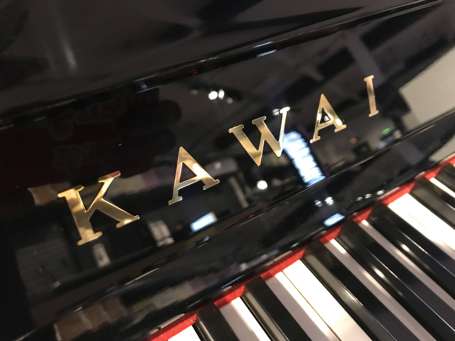 Kawai KS-1F Upright Piano Polished Ebony (Used) - Fair Deal Music